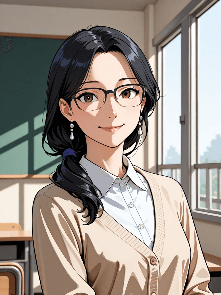 Illustrated character portrait of a suspect from a Detective Sigma case